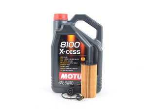 ES#3200149 - 11428570590KT15 - MINI Motul 8100 X-Cess 5w-40 Oil Service Kit Gen 3 1.5L - With ECS Magnetic Drain Plug - All in one service for your MINI - Assembled By ECS - MINI