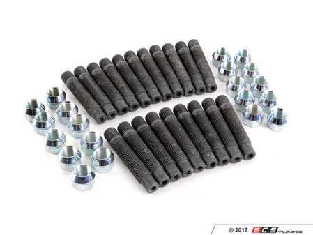 ES#3077755 - 3486221 - M14x1.5 5-Lug Stud Conversion Kit - Cone Seat - 20 Total Studs. Lug Nuts Included. - 42 Draft Designs - Volkswagen