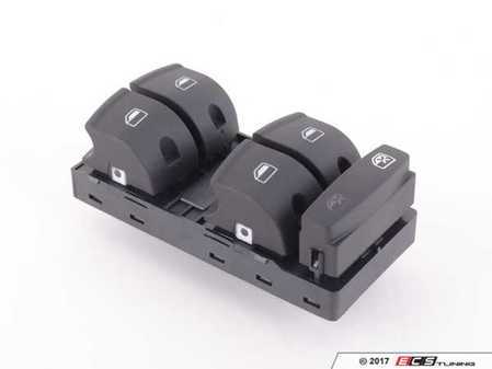 ES#3218912 - 4F0959851F5PR - Power Window Switch Assembly - Sabre (Black) - Front drivers side main window switch - URO - Audi