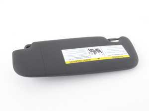 ES#2756624 - 51167382110 - Sun Visor With Label - Schwarz - Right  - Attaches to the headliner and blocks the sun - Genuine MINI - MINI