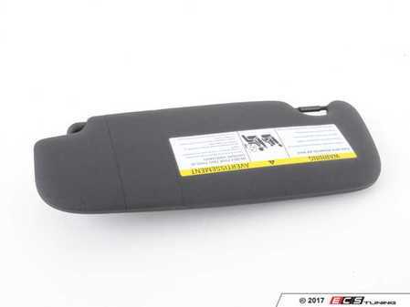 ES#2756624 - 51167382110 - Sun Visor With Label - Schwarz - Right  - Attaches to the headliner and blocks the sun - Genuine MINI - MINI