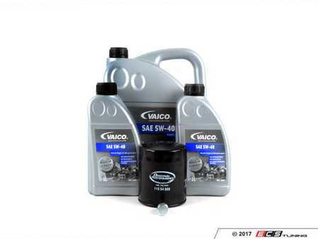 ES#3142190 - V630VECOKT -  Economy Oil Service Kit - Only the essentials to perform an oil service. Includes German Made Vaico oil that meets VW 502.00 & 505.00 standards - Assembled By ECS - Volkswagen