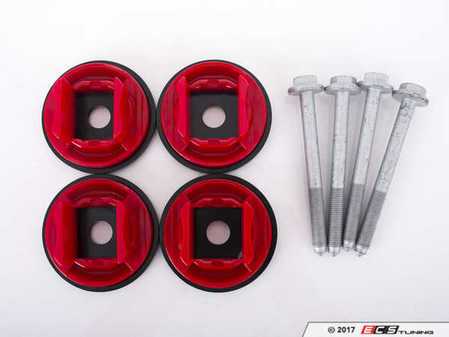 ES#3173590 - 019860ECS01-01KT -     Polyurethane Rear Subframe Bushing Insert Kit  - Enhance driving dynamics and power transfer with a locked down rear subframe - ECS - Audi Volkswagen