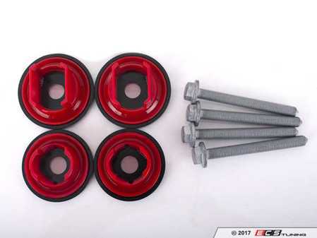 ES#3173577 - 019860ecs02-03KT -  Polyurethane Rear Subframe Bushing Insert Kit  - Enhance driving dynamics and power transfer with a locked down rear subframe - ECS - Audi Volkswagen