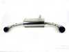ES#2858050 - MRABEMCC11VO - Axle Back Exhaust - Burnt Roll Tip MR-ABE-MCC11-VO - Dual 4" Blue Burnt tips with rolled edges - Megan Racing - MINI