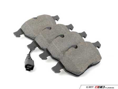 ES#2587535 - D1427DKT - Performance Front Brake Service Kit - ECS Drilled & Slotted V5 Rotors with ECS EP24 Enthusiast Performance Pads - Assembled By ECS - Volkswagen