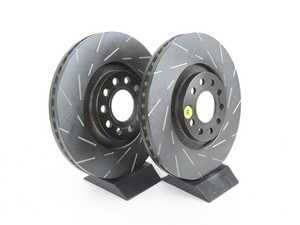 ES#522702 - USR1423 - Front Slotted Brake Rotors - Pair (321x30) - Reduce the fading, improve your braking - EBC - Audi