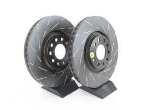 Front Slotted Brake Rotors - Pair (321x30)