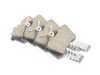 ES#3426872 - 1J0698451R - Premium Ceramic OE Equivalent Pad - Rear - Brembo NAO Ceramic pads are designed to deliver improved comfort and reduced pad wear - Brembo - Audi Volkswagen