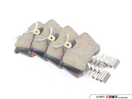 ES#3426872 - 1J0698451R - Premium Ceramic OE Equivalent Pad - Rear - Brembo NAO Ceramic pads are designed to deliver improved comfort and reduced pad wear - Brembo - Audi Volkswagen