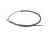ES#402362 - 5N0823535 - Hood Release Cable - Rear Section - Connects interior release handle to front cable section - Genuine Volkswagen Audi - Volkswagen