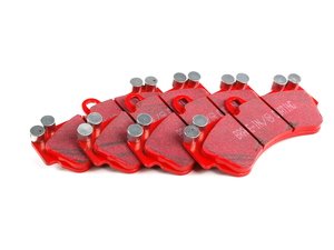 ES#520372 - DP31521C - RedStuff Performance Brake Pad Set - A high-performance street pad, featuring Kevlar technology - EBC - Volkswagen Porsche