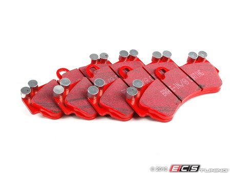 ES#520372 - DP31521C - RedStuff Performance Brake Pad Set - A high-performance street pad, featuring Kevlar technology - EBC - Volkswagen Porsche