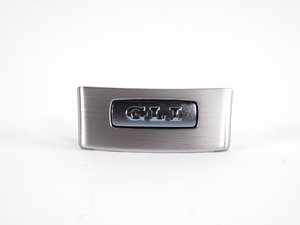 ES#1853127 - 1K0419685B44U - GLI Steering Wheel Trim - Lower badge from the MK5 GLI steering wheel - Genuine Volkswagen Audi - Volkswagen