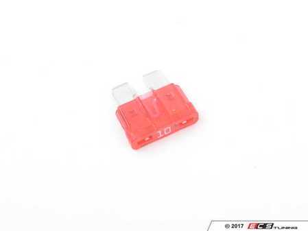ES#466651 - N01713111 - 10 Amp Fuse - Priced Each - Red - Genuine Volkswagen Audi - Audi Volkswagen