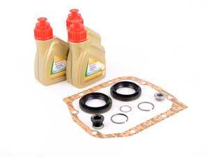ES#3194486 - 83222282583M5KT2 - Differential Service & Reseal Kit - Everything needed to service your M5 differential using Castrol SAF-XJ 75w140 including a gasket set - With ECS magnetic drain plug! - Assembled By ECS - BMW
