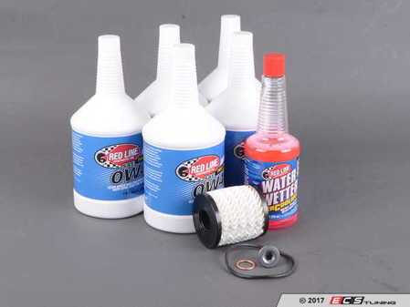 ES#3432315 - 114276224467KT - Redline Oil Service Kit - Everything you need for a comprehensive oil service, including Redline oil, Purflux filter with new drain plug - Assembled By ECS - MINI