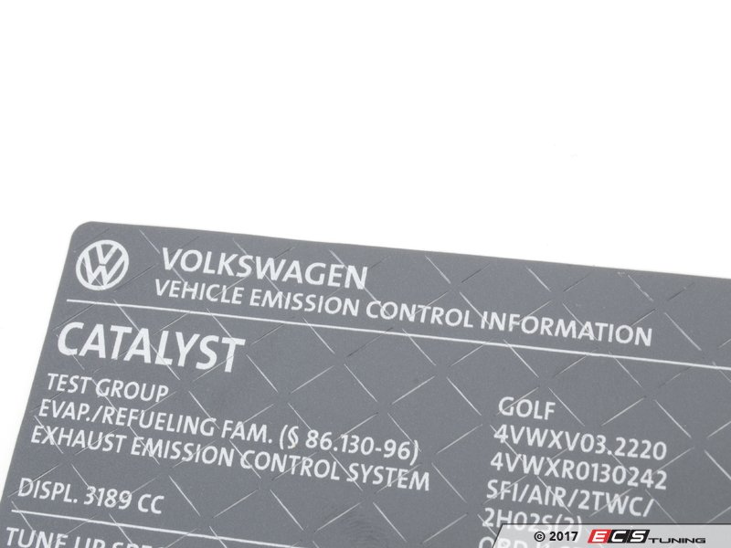 Genuine Volkswagen Audi - 022010416 - EMISSION (022 010 416)