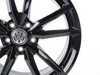 ES#3196239 - 5G0071498AAX1 - 18" Pretoria Wheel - Priced Each - 18"x7.5", ET51, 5x112 - Gloss Black - Genuine Volkswagen Audi - Volkswagen