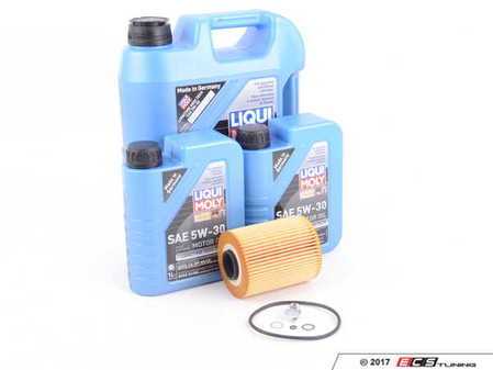 ES#3424133 - E36M3OCIlmKT - Liqui Moly Oil Change Kit - Everything you need for a comprehensive oil service, including Liqui Moly oil and Hengst filter - Assembled By ECS - BMW