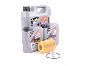 ES#3424127 - m50OCIlm2KT - Liqui Moly Special Tec Oil Change Kit / Inspection I - Everything you need for a comprehensive oil service, including Liqui Moly oil and Hengst filter - Assembled By ECS - BMW