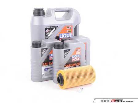 ES#3424284 - M62OCIlmKT2 - Liqui Moly Oil Change Kit - Everything you need for a comprehensive oil service, including Liqui Moly oil and Hengst filter - Assembled By ECS - BMW