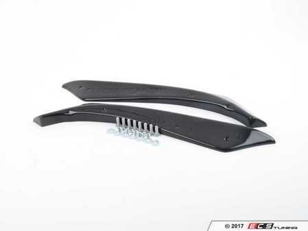 ES#3236198 - AU-A4-B7-RSD1GL - Rear Bumper Side Splitter Set - Gloss Black  - Transform the look of your vehicle - Maxton Design - Audi