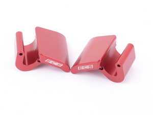 ES#3220756 - 020937ECS01-03 - MK7 Golf/GTI Billet Seat Fold Down Handle Set - Polished Red Anodized - Upgrade your 2-Door seat release handles to 6061 aluminum for enhanced interior appeal and durability - ECS - Volkswagen