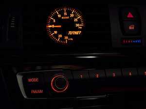 ES#3435280 - 022987TMS01A-01K - Turner Motorsport 45mm Boost Gauge - Amber - (NO LONGER AVAILABLE) - Monitor boost & vacuum with the classic look of performance - Turner Motorsport - 