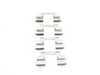 ES#3226425 - 104.12041 - Posi Quiet Semi-Metallic Brake Pads - Front - Restore the stopping power in your vehicle - Centric - MINI