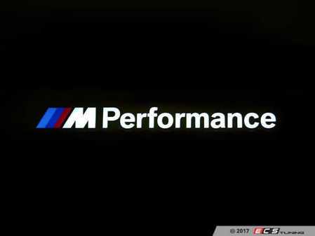 ES#2987257 - 51472361172 - BMW M Performance LED Door Sill Set - (NO LONGER AVAILABLE) - Black and silver door sill set with ///M Performance badge - Genuine BMW - 