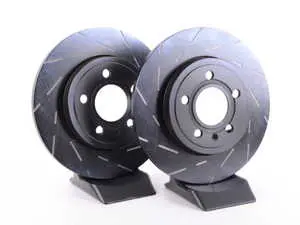 Rear Slotted Brake Rotors - Pair (288x12)