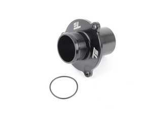 ES#3419340 - TS-VW-393A - Turbo Muffler Delete - Replace the factory turbo muffler with a straight, uninterrupted billet aluminum delete - Torque Solution - Audi Volkswagen