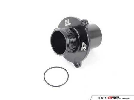 ES#3419340 - TS-VW-393A - Turbo Muffler Delete - Replace the factory turbo muffler with a straight, uninterrupted billet aluminum delete - Torque Solution - Audi Volkswagen