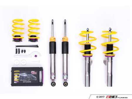 ES#3663612 - 102200atKT - KW V1 Series Coilover Kit - Without EDC F55 F57  - Variant 1 coilovers offer the best balance between sporty driving and comfort - KW Suspension - MINI