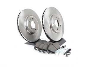 ES#3159639 - KOE5752 - Autospecialty Daily Driver Front Brake Service Kit - A fast, easy, and affordable solution to restore braking performance - Power Stop - Audi