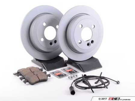 ES#2598218 - 34216774987KT12 - Rear Brake Service Kit - Featuring ECS V5 rotors and ECS DD23 ceramic pads. - Assembled By ECS - MINI