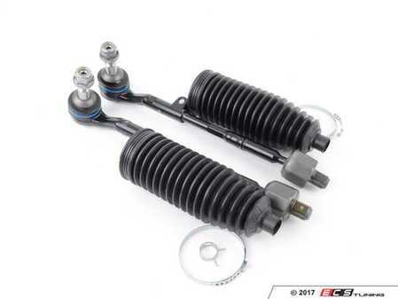 ES#3437890 - 32106765235KT1 - Tie Rod Replacement Kit - Featuring Meyle HD Tie rod assemblies, hardware and new boots. - Assembled By ECS - BMW