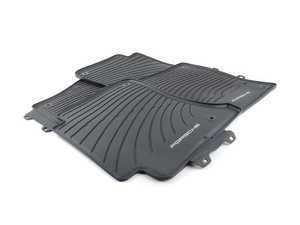 ES#3199509 - 958044801571E0 - All Season Rubber Floor Mats - Black - Set of four floor mats for left-hand drive vehicles - Genuine Porsche - Porsche