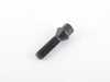 ES#2731506 - 1454301SW - 60 Degree Conical Seat Wheel Bolt (Black) - 14x1.5x43mm - Priced Each - Produced for running spacers with most aftermarket wheels - H&R - Audi BMW Volkswagen Mercedes Benz