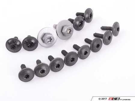 ES#3023214 - n90785002kt - Front Belly Pan Installation Hardware Kit - Includes the necessary hardware to secure the belly pan to the vehicle - Assembled By ECS - Audi