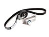 ES#818 - AUGTBK - Timing Belt Kit - Standard - Includes timing belt, timing belt tensioner and tensioner roller - Assembled By ECS - Volkswagen
