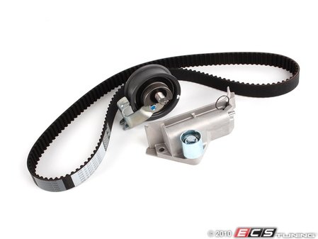 ES#818 - AUGTBK - Timing Belt Kit - Standard - Includes timing belt, timing belt tensioner and tensioner roller - Assembled By ECS - Volkswagen