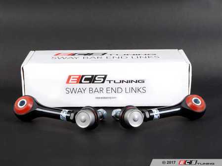 ES#3188106 - 018045ECS01 -  Adjustable Front Sway Bar End Links - Pair  - A must have for lowered suspensions! Adjustable from stock to 1.25" to increase sway bar to axle clearance. - ECS - Volkswagen