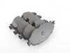 ES#3410104 - HB788B.745 - Front HPS 5.0 Performance Brake Pad Set - Next generation high performance street brake pad offering greater stopping power and pedal feel, with very low dust and noise - Hawk - Audi Volkswagen