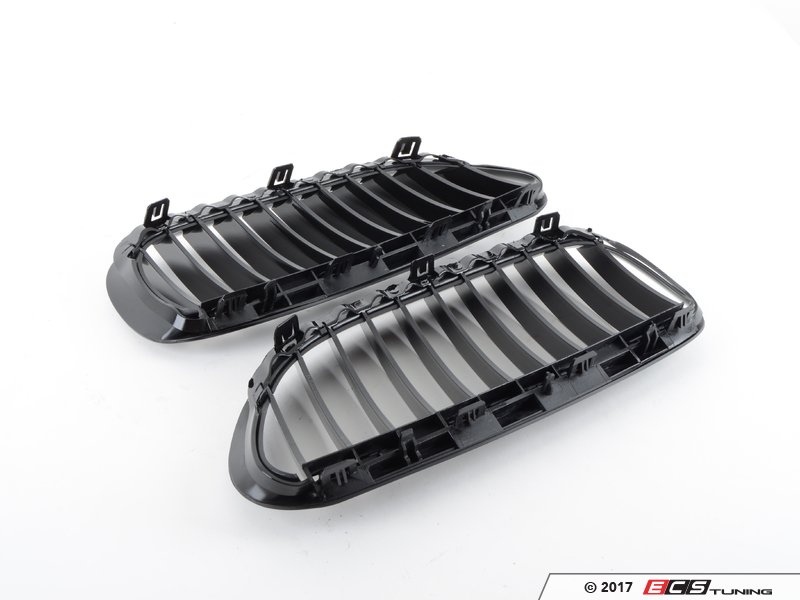 ECS - BM-0180-G - Blackout Grille Set - Gloss Black