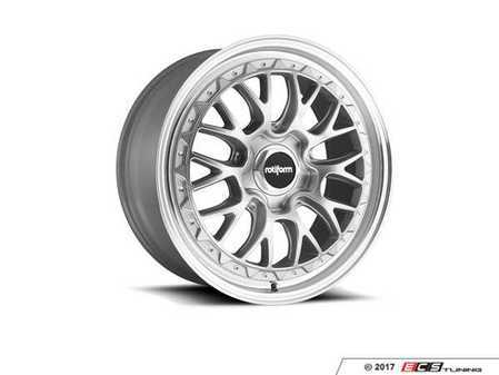 ES#3445061 - r15518957925KT - 18" LSR - Set Of Four - (NO LONGER AVAILABLE) - 18"x9.5", ET25, 5x100 - Silver With Machined Lip - Rotiform - 