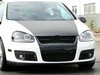 ES#1928347 - 21-9549CM - Badgeless Grille - Black With Chrome Strip - Add a sleek custom touch to your MKV - ECS - Volkswagen