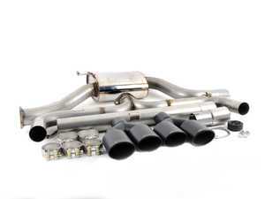 ES#3149785 - SSXVW326 - 3" Cat-Back Exhaust System - Non-Resonated - Get that Exhaust tone you've been looking for! Features 3" construction with quad Black Velvet oval tips. - Milltek Sport - Volkswagen