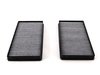 ES#257621 - 64116921019 - Charcoal Cabin Filter - Pair - Keep the air coming into your vehicle clean - Meyle - BMW